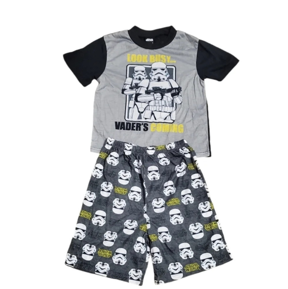 Star Wars Stormtroopers Kids Boy's 2 PC Shorts/Shirt Pajamas 10